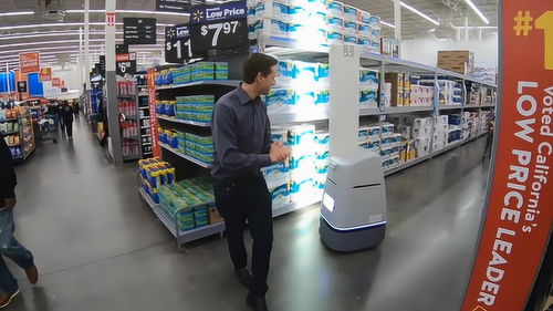 商场管理人员要被代替 智能巡视机器人,自动清点商品数量
